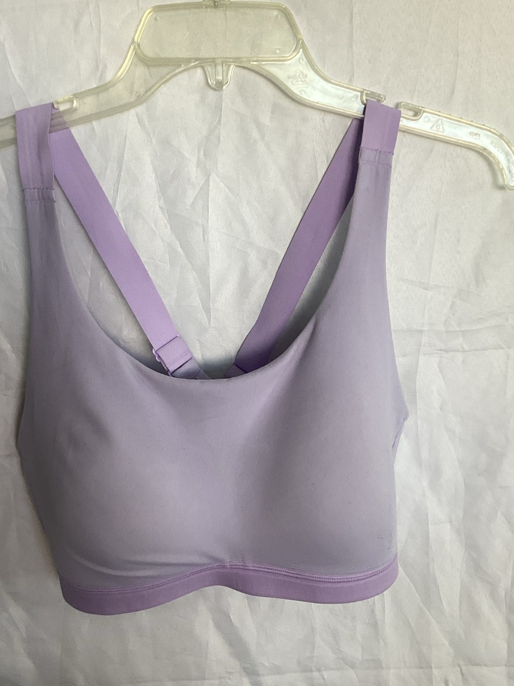ALO Yoga Lilac Support Cropped Sports Bra - Picture 2 of 6